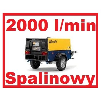 copy of Wynajem / Wypożyczenie Kompresor śrubowy spalinowy sprężarka diesel 2m3/min 2000l/min